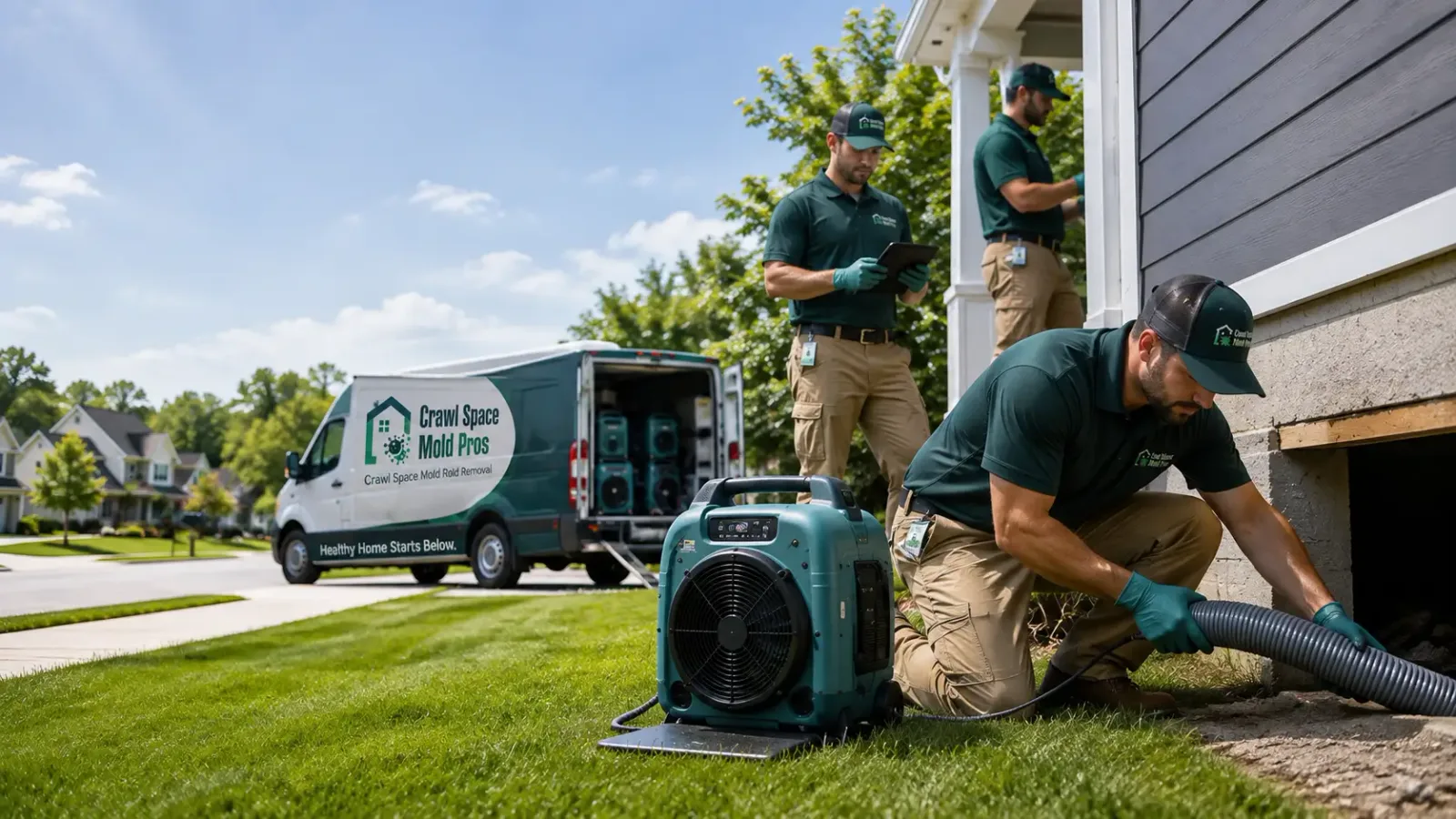 Crawl Space Mold Removal in Naperville, IL